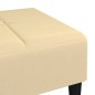 vidaXL Reposapiés de terciopelo crema 78x56x32 cm vidaXL Reposapiés de terciopelo crema 78x56x32 cm