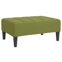vidaXL Reposapiés de terciopelo verde claro 78x56x32 cm