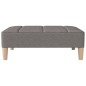 vidaXL Reposapiés de tela gris claro 78x56x32 cm vidaXL Reposapiés de tela gris claro 78x56x32 cm