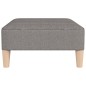 vidaXL Reposapiés de tela gris claro 78x56x32 cm vidaXL Reposapiés de tela gris claro 78x56x32 cm