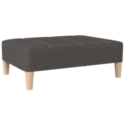 vidaXL Reposapiés de tela gris oscuro 78x56x32 cm