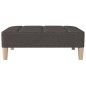vidaXL Reposapiés de tela gris oscuro 78x56x32 cm