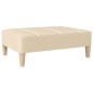 vidaXL Taburete de tela color crema 78x56x32 cm vidaXL Taburete de tela color crema 78x56x32 cm