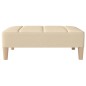 vidaXL Taburete de tela color crema 78x56x32 cm vidaXL Taburete de tela color crema 78x56x32 cm