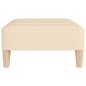 vidaXL Taburete de tela color crema 78x56x32 cm vidaXL Taburete de tela color crema 78x56x32 cm