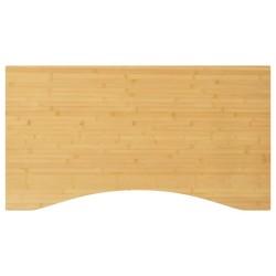 vidaXL Tablero de escritorio de bambú 110x60x2,5 cm