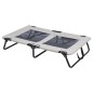 TRIXIE Tumbona para perros gris y negro 99x19x60 cm