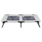 TRIXIE Tumbona para perros gris y negro 99x19x60 cm