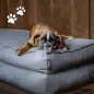 Madison Cojín para perro Panama gris 120x90x15 cm