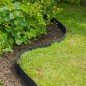 Nature Bordura de jardín negro 0,075x10 m 3 mm