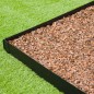 Nature Borduras de jardín 3 uds acero negro 91,4x10,2 cm Nature Borduras de jardín 3 uds acero negro 91,4x10,2 cm