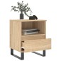 vidaXL Mesita de noche madera de ingeniería roble Sonoma 40x35x50 cm vidaXL Mesita de noche madera de ingeniería roble Sonoma 40x35x50 cm