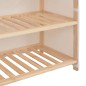 vidaXL Mueble zapatero con funda de tela blanco 79x40x80 cm vidaXL Mueble zapatero con funda de tela blanco 79x40x80 cm