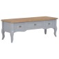 vidaXL Mueble para TV de madera gris 100x35x35 cm vidaXL Mueble para TV de madera gris 100x35x35 cm