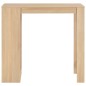vidaXL Mesa alta de cocina con estantería color roble 110x50x103 cm vidaXL Mesa alta de cocina con estantería color roble 110x50x103 cm