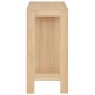 vidaXL Mesa alta de cocina con estantería color roble 110x50x103 cm vidaXL Mesa alta de cocina con estantería color roble 110x50x103 cm