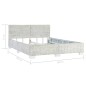 vidaXL Estructura de cama de ratán natural gris 140x200 cm vidaXL Estructura de cama de ratán natural gris 140x200 cm