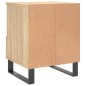 vidaXL Mesita de noche madera de ingeniería roble Sonoma 40x35x50 cm vidaXL Mesita de noche madera de ingeniería roble Sonoma 40x35x50 cm