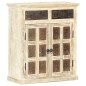 vidaXL Aparador blanco de madera maciza de mango 65x30x75 cm vidaXL Aparador blanco de madera maciza de mango 65x30x75 cm