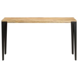 vidaXL Mesa de comedor de madera maciza de mango 140x70x76 cm