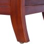 vidaXL Mesita de noche clásica madera maciza de caoba marrón vidaXL Mesita de noche clásica madera maciza de caoba marrón