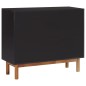 vidaXL Aparador de madera maciza de acacia y MDF 90x33,5x75 cm vidaXL Aparador de madera maciza de acacia y MDF 90x33,5x75 cm