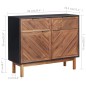vidaXL Aparador de madera maciza de acacia y MDF 90x33,5x75 cm vidaXL Aparador de madera maciza de acacia y MDF 90x33,5x75 cm