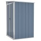 vidaXL Cobertizo de jardín pared acero galvanizado gris 118x100x178 cm vidaXL Cobertizo de jardín pared acero galvanizado gris 118x100x178 cm