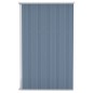 vidaXL Cobertizo de jardín pared acero galvanizado gris 118x100x178 cm vidaXL Cobertizo de jardín pared acero galvanizado gris 118x100x178 cm