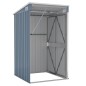 vidaXL Cobertizo de jardín pared acero galvanizado gris 118x100x178 cm vidaXL Cobertizo de jardín pared acero galvanizado gris 118x100x178 cm