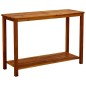 vidaXL Mesa consola de jardín madera maciza de acacia 110x40x75 cm vidaXL Mesa consola de jardín madera maciza de acacia 110x40x75 cm