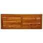 vidaXL Mesa consola de jardín madera maciza de acacia 110x40x75 cm vidaXL Mesa consola de jardín madera maciza de acacia 110x40x75 cm