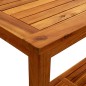 vidaXL Mesa consola de jardín madera maciza de acacia 110x40x75 cm vidaXL Mesa consola de jardín madera maciza de acacia 110x40x75 cm