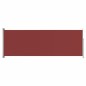 vidaXL Toldo lateral retráctil para patio rojo 220x600 cm vidaXL Toldo lateral retráctil para patio rojo 220x600 cm