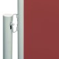 vidaXL Toldo lateral retráctil para patio rojo 220x600 cm vidaXL Toldo lateral retráctil para patio rojo 220x600 cm