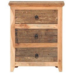 vidaXL Aparador de madera de acacia y madera reciclada 60x33x75 cm