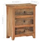 vidaXL Aparador de madera de acacia y madera reciclada 60x33x75 cm vidaXL Aparador de madera de acacia y madera reciclada 60x33x75 cm