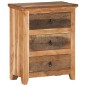vidaXL Aparador de madera de acacia y madera reciclada 60x33x75 cm vidaXL Aparador de madera de acacia y madera reciclada 60x33x75 cm