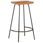 vidaXL Taburetes de cocina 2 unidades madera maciza de acacia vidaXL Taburetes de cocina 2 unidades madera maciza de acacia