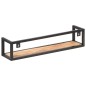 vidaXL Estantes de pared 2 unidades 80 cm madera de mango rugosa vidaXL Estantes de pared 2 unidades 80 cm madera de mango rugosa