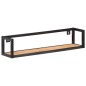 vidaXL Estantes de pared 2 unidades 80 cm madera maciza acacia vidaXL Estantes de pared 2 unidades 80 cm madera maciza acacia