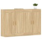 vidaXL Armarios de pared 2 uds madera de ingeniería roble Sonoma vidaXL Armarios de pared 2 uds madera de ingeniería roble Sonoma