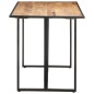 vidaXL Mesa de comedor de madera maciza de mango rugosa 140 cm vidaXL Mesa de comedor de madera maciza de mango rugosa 140 cm