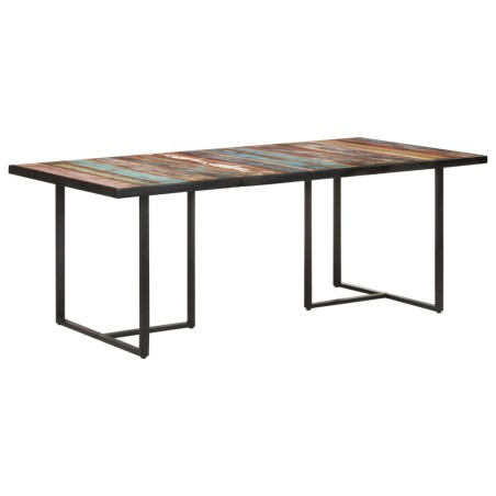 vidaXL Mesa de comedor de madera maciza reciclada 200 cm