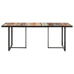 vidaXL Mesa de comedor de madera maciza reciclada 200 cm