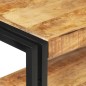 vidaXL Mesa consola de madera de mango rugosa 90x30x75 cm vidaXL Mesa consola de madera de mango rugosa 90x30x75 cm
