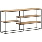 vidaXL Aparador de madera de mango rugosa 150x30x75 cm vidaXL Aparador de madera de mango rugosa 150x30x75 cm