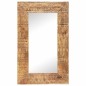vidaXL Espejo tallado a mano madera maciza de mango 80x50x2,5 cm vidaXL Espejo tallado a mano madera maciza de mango 80x50x2,5 cm