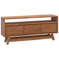 vidaXL Mueble para TV de madera maciza de mango 110x30x50 cm