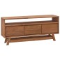 vidaXL Mueble para TV de madera maciza de mango 110x30x50 cm
